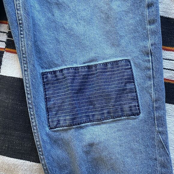 Lucky Brand Boy Mid Rise Relaxed Straight Patchwork Pants. Festival. Boho. 10/30 - Picture 8 of 16